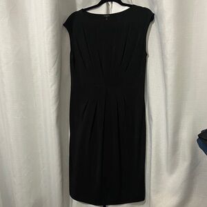 Talbots Elegant Black Midi Dress